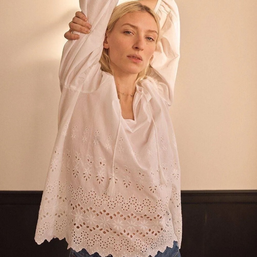 Madewell Eyelet top brand new!